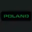 Naszywka Poland 25х80 Laser Cut
