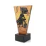 Szklana statuetka św. Florian 22,5 cm - prezent dla strażaka