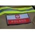 Duży emblemat naszywka flaga Polski z godłem Helikon PVC