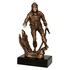 Statuetka strażak w płomieniach 26 cm - prezent dla strażaka